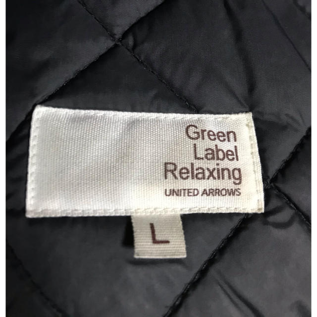UNITED ARROWS green label relaxing(ユナイテッドアローズグリーンレーベルリラクシング)のグリーンレーベルリラクシング　キルティングJK L BK メンズのジャケット/アウター(その他)の商品写真