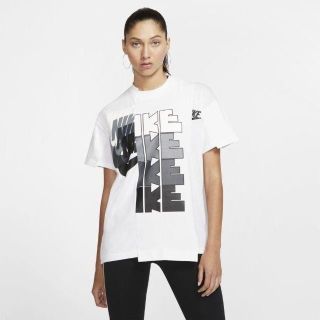 ナイキ(NIKE)の正規 新品【Sサイズ】NIKE X SACAI wmns hybrid tee(Tシャツ(半袖/袖なし))