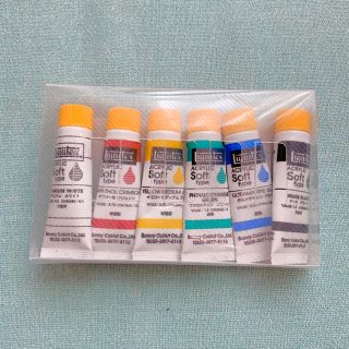 リキテックス　絵の具　6色セット(絵の具/ポスターカラー)