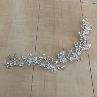 ヘッドアクセ ティアラ 結婚式 二次会 花嫁(ヘッドドレス/ドレス)