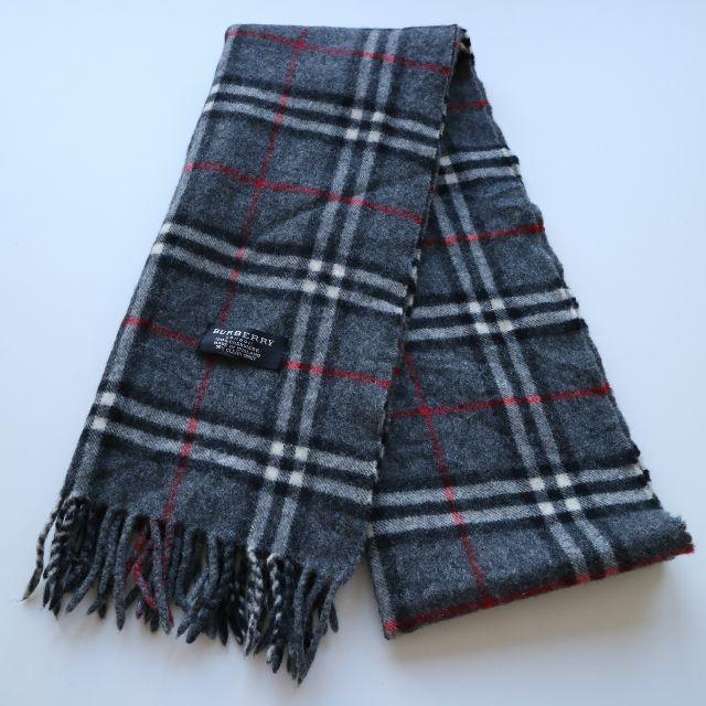 BURBERRY(バーバリー)のバーバリーマフラー カシミア100% 訳あり BM00168 レディースのファッション小物(マフラー/ショール)の商品写真