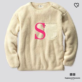 ユニクロ(UNIQLO)の【S】ユニクロ  フリースプルオーバーエンジニアドガーメンツUNIQLO(スウェット)