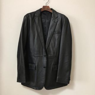 メンズ【美品】COMME CA DU MODE MEN ラムレザージャケット Sサイズ