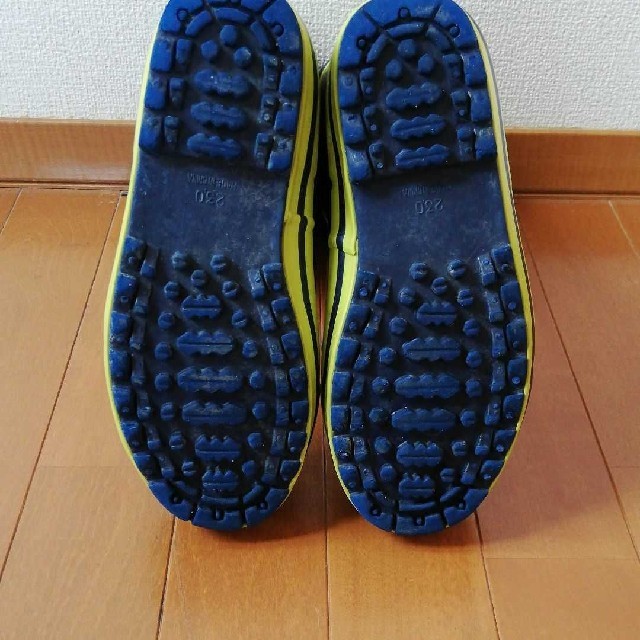 長靴23cm 紺色 キッズ/ベビー/マタニティのキッズ靴/シューズ(15cm~)(長靴/レインシューズ)の商品写真