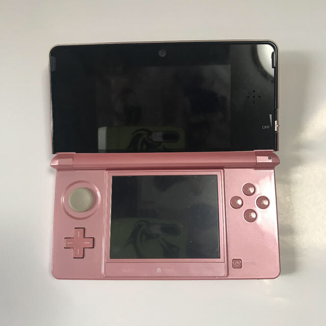 ニンテンドー3DS(ニンテンドー3DS)の電ちゃん様専用　3DS ピンク　ケースandソフト3つセット エンタメ/ホビーのゲームソフト/ゲーム機本体(携帯用ゲーム機本体)の商品写真