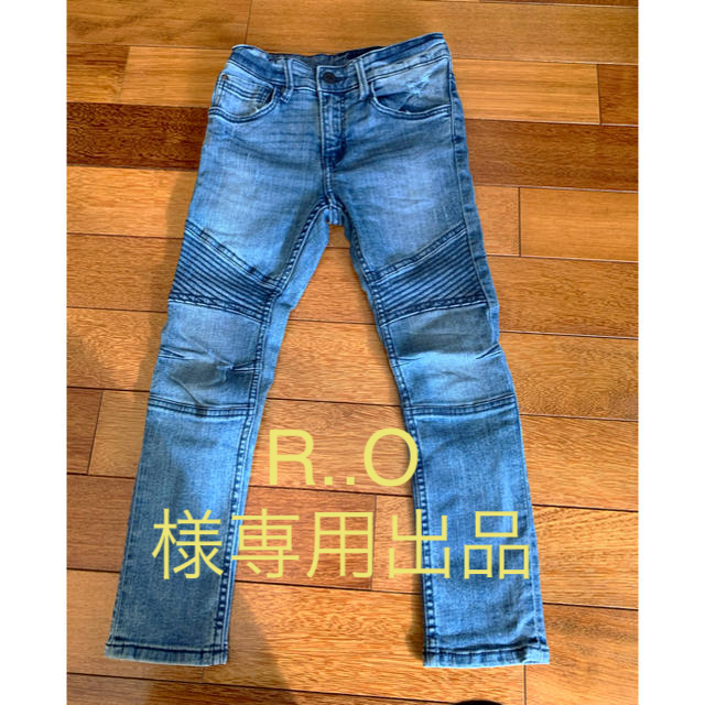 H&M(エイチアンドエム)のR..O様専用出品 H&Mkids👖バイカーデニム👖ﾗｲﾄﾌﾞﾙｰ キッズ/ベビー/マタニティのキッズ服男の子用(90cm~)(パンツ/スパッツ)の商品写真