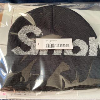 シュプリーム(Supreme)のSupreme Big Logo Beanie 黒(ニット帽/ビーニー)