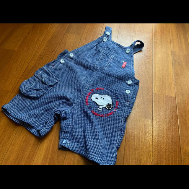 SNOOPY(スヌーピー)のスヌーピーサロペット キッズ/ベビー/マタニティのキッズ服男の子用(90cm~)(パンツ/スパッツ)の商品写真