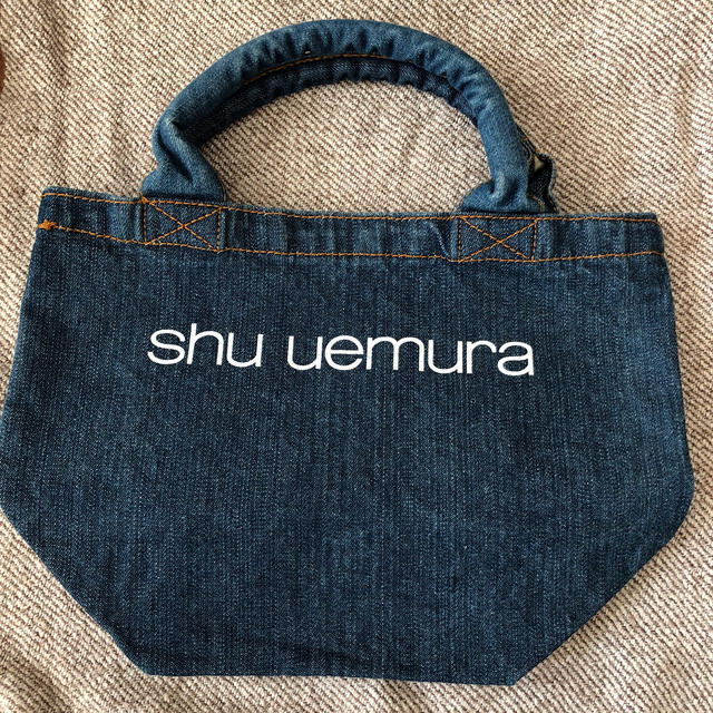 shu uemura(シュウウエムラ)のshu uemura シュウウエムラ ノベルティ デニム ミニ トート レディースのファッション小物(ポーチ)の商品写真