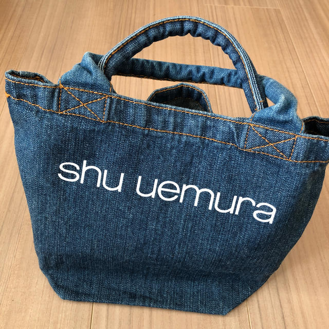 shu uemura(シュウウエムラ)のshu uemura シュウウエムラ ノベルティ デニム ミニ トート レディースのファッション小物(ポーチ)の商品写真