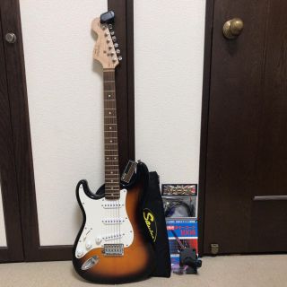 フェンダー(Fender)のレフティ エレキギター SQUIER Stratocaster スターターセット(エレキギター)