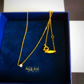 アーカー(AHKAH)のアーカー ネックレス 18k ダイヤモンド(ネックレス)
