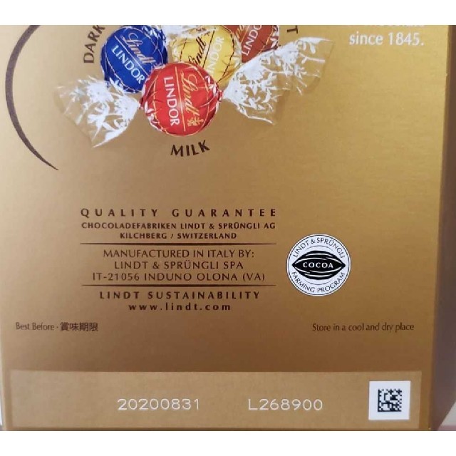 Lindt(リンツ)のリンツリンドールチョコレート　　★★☆☆♡♡アソート★ 食品/飲料/酒の食品(菓子/デザート)の商品写真