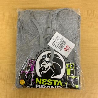 ネスタブランド(NESTA BRAND)の◆新品未使用◆NESTA BRAND パーカー「サウンドシステム」グレー　XL(パーカー)