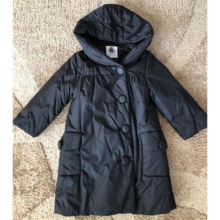 プチバトー(PETIT BATEAU)の今月まで⭐︎プチバトー女の子♡ブラックコート⭐︎95センチ-110サイズ登園用に(コート)