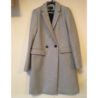 ザラ(ZARA)のZARA♡定番チェスターコートSライトグレー美品(チェスターコート)