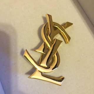 YSL saint laurent paris ブローチ バッヂ アンティーク