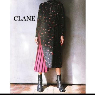 ステュディオス(STUDIOUS)の定価36,720円 CLANEフラワー柄ワンピース(ひざ丈ワンピース)