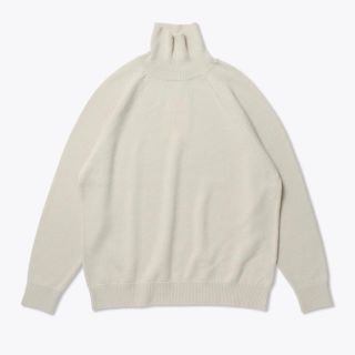 ユナイテッドアローズ(UNITED ARROWS)の新品 19AW BATONER バトナー ハイネックニット アイボリー(ニット/セーター)