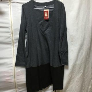 ムジルシリョウヒン(MUJI (無印良品))のお値下げ☆授乳服☆新品☆無印良品(マタニティワンピース)