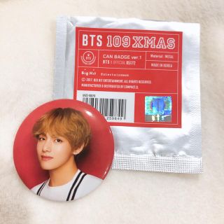 ボウダンショウネンダン(防弾少年団(BTS))のBTS 109 XMAS テヒョン 缶バッジ(アイドルグッズ)