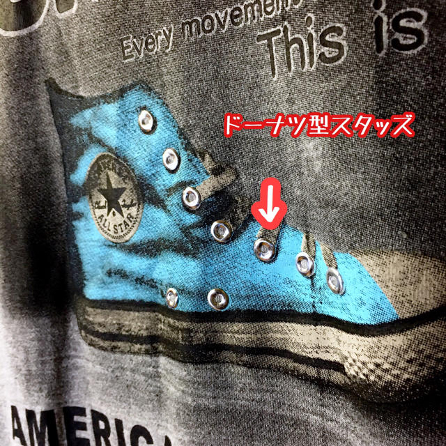 CONVERSE コンバース ビッグサイズ 4L ロンT スニーカープリント