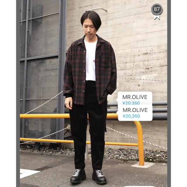 Mr.OLIVE(ミスターオリーブ)のMROLIVE  8W STRETCH CORDUROY メンズのパンツ(スラックス)の商品写真