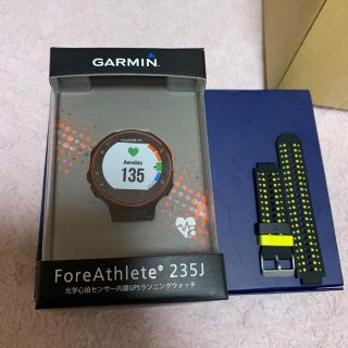 ガーミン(GARMIN)のgarmin for athlete  235j  美品 保証あり おまけ付き(その他)