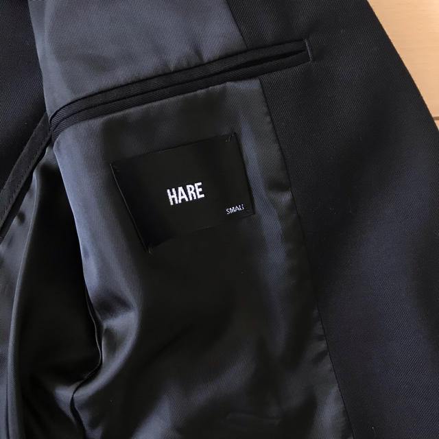 HARE(ハレ)のHARE/ジャケット/七分丈/黒 レディースのジャケット/アウター(テーラードジャケット)の商品写真