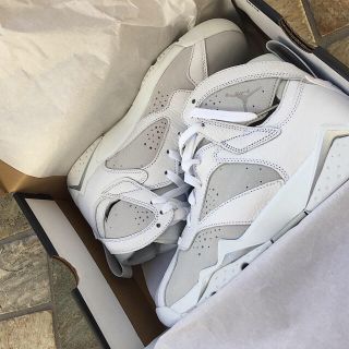 ナイキ(NIKE)のair jordan 7 rétro White & Pure Platinum(スニーカー)