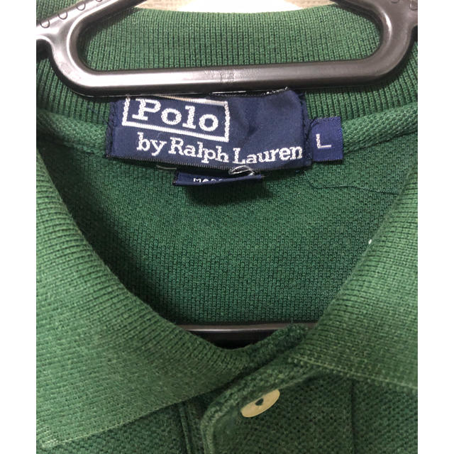 POLO RALPH LAUREN(ポロラルフローレン)のポロラルフローレン　ラガーシャツ　Lサイズ メンズのトップス(ポロシャツ)の商品写真