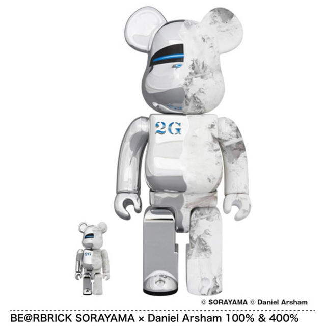 MEDICOM TOY(メディコムトイ)のBE@RBRICK SORAYAMA × Daniel Arsham 400％ エンタメ/ホビーのおもちゃ/ぬいぐるみ(キャラクターグッズ)の商品写真