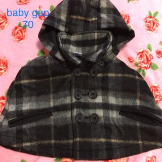 ベビーギャップ(babyGAP)のbaby gap ポンチョコート 70(ジャケット/コート)