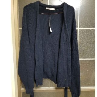 マウジー(moussy)の新品未使用　moussy　肉厚ニットカーディガン(カーディガン)