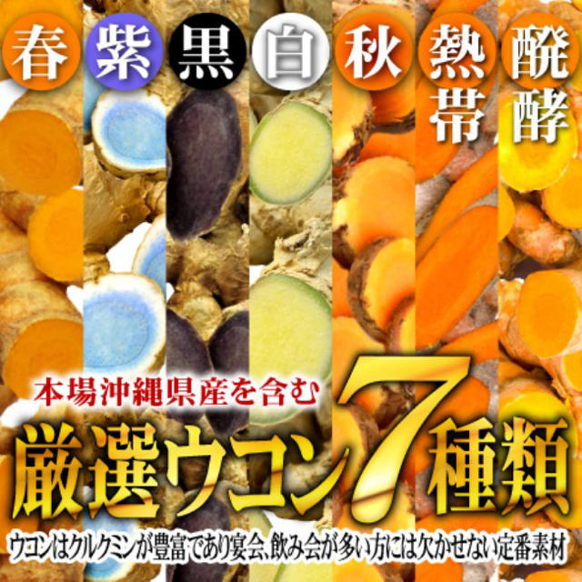 約6ヵ月分/180粒入り 肝臓エキスと贅沢7種ウコン 食品/飲料/酒の健康食品(その他)の商品写真