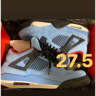 ナイキ(NIKE)のair jordan4 retro travis scott 27.5cm(スニーカー)