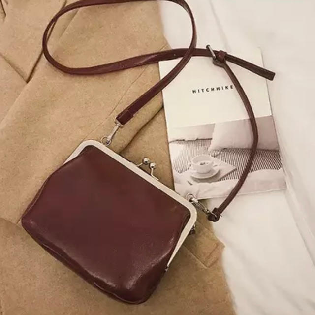 がま口ショルダーバッグ、財布 各1 2