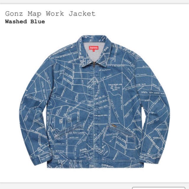 Supreme(シュプリーム)のだるだるさん専用Supreme 19SS Gonz Map メンズのジャケット/アウター(Gジャン/デニムジャケット)の商品写真