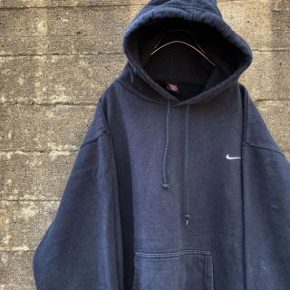 NIKE - 90's Nike オーバーサイズ パーカー XL ブラック 古着の通販 ...