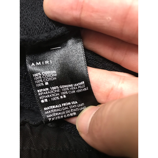 メンズ正規美品!!AMIRI アミリ ダメージスウェット パンツ