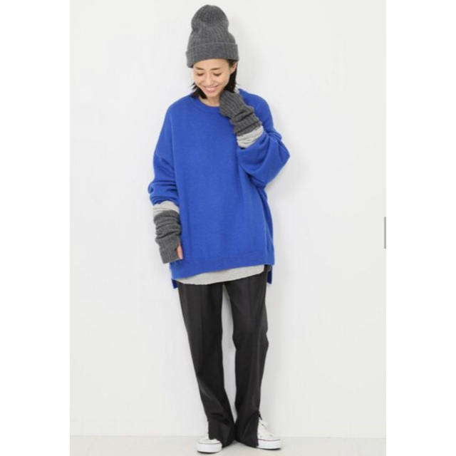 DEUXIEME CLASSE(ドゥーズィエムクラス)のドゥーズィエムクラス Oversized ニットEVERYDAY I LIKE  レディースのトップス(ニット/セーター)の商品写真