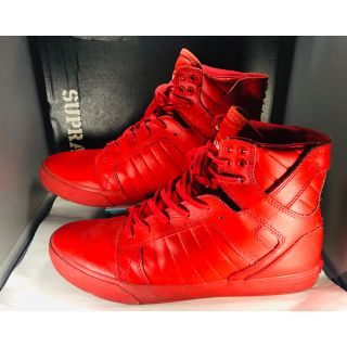 スープラ(SUPRA)のSUPRA SKYTOP RISK RED スープラ　スニーカー(スニーカー)