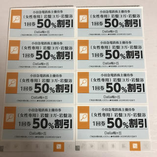 小田急電鉄 株主優待券 Dalla梅ヶ丘 割引券 8枚セット2020年5月31日(ショッピング)