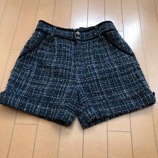 アクシーズファム(axes femme)のaxes femme アクシーズファム ウール混 ショート パンツ(カジュアルパンツ)