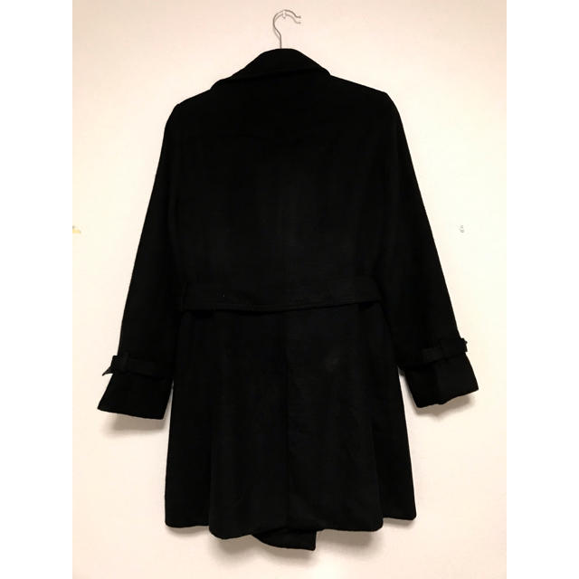 ◉黒　トレンチコート　厚手◉ レディースのジャケット/アウター(トレンチコート)の商品写真