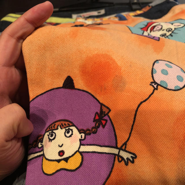 難あり】アルベロベロ OLLEBOREBLA 豚さん ロング ベスト 毛皮 風 大