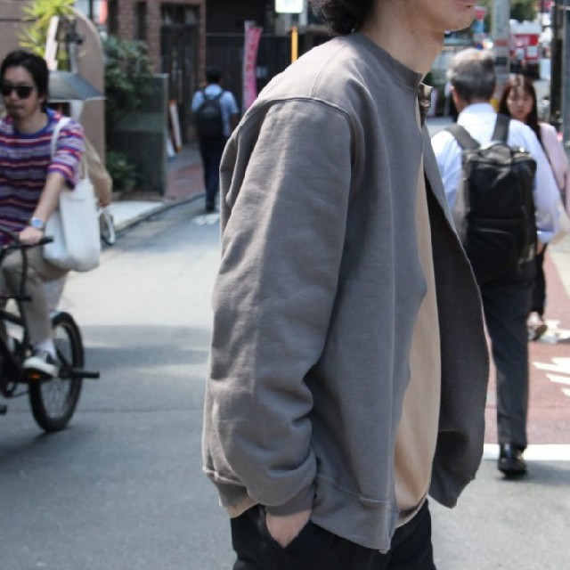 COMOLI(コモリ)のlady white co. split crew cardigan wed20 メンズのトップス(カーディガン)の商品写真