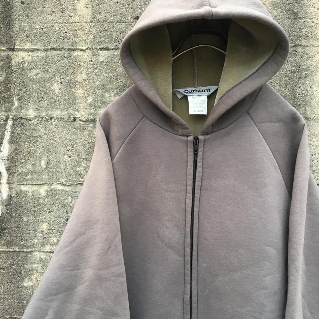 carhartt - 90's CARHARTT ボンディングパーカー 裏起毛 XL グレーの