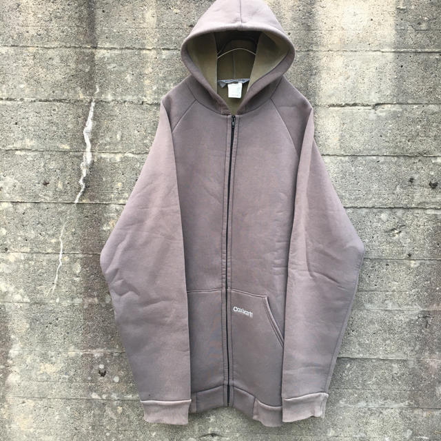 90’s CARHARTT ボンディングパーカー 裏起毛 XL グレー 1