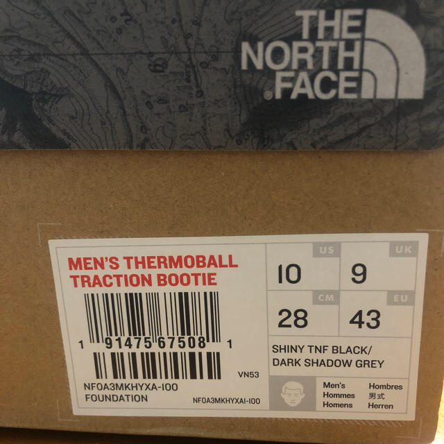 THE NORTH FACE(ザノースフェイス)のThe NorthFace Thermoball Traction Bootie メンズの靴/シューズ(スニーカー)の商品写真